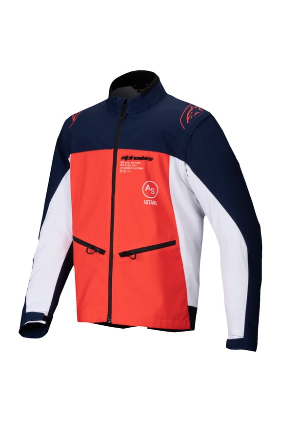 ALPINESTARS Lite-Dura Softshell Jacket - Navy/Orange/White - 3XL 3700225-7162-3X