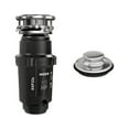 Lite Series 1/3 HP Continuous Feed Garbage Disposal including Stainless