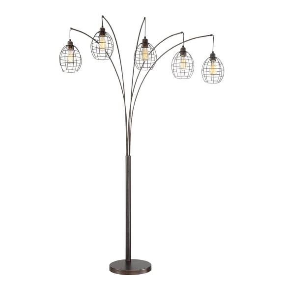 Lite Source  5-Light Kaden Arch Lamp