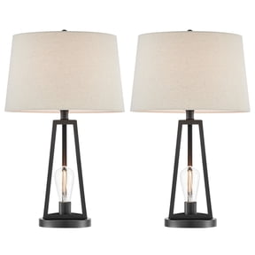 Lite Source - Galini - 2 Light Table Lamp with Night Light (Pack of 2)-24.5