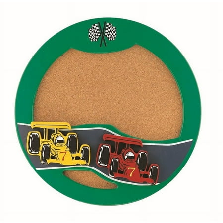 Lite Source Indy Car Corkboard in Green