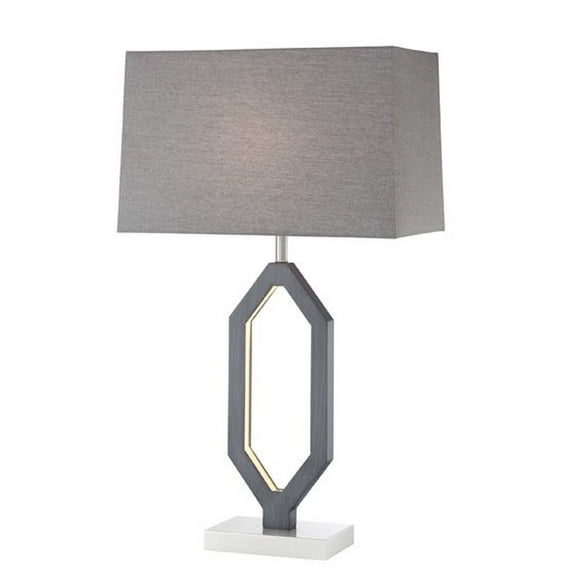Lite Source Ls-23370 Desmond 2 Light 31" Tall Buffet Table Lamp - Grey