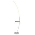 thumbnail image 1 of Lite Source Ls-83562 Monita 68" Tall Led Dual Function Floor Lamp - Silver, 1 of 7