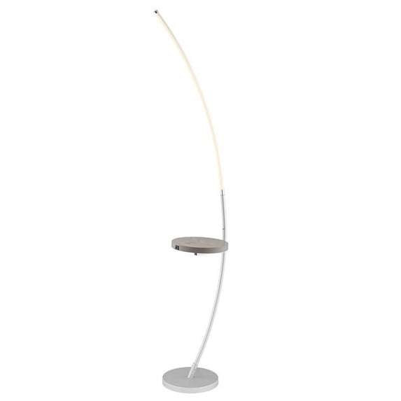 Lite Source Ls-83562 Monita 68" Tall Led Dual Function Floor Lamp - Silver