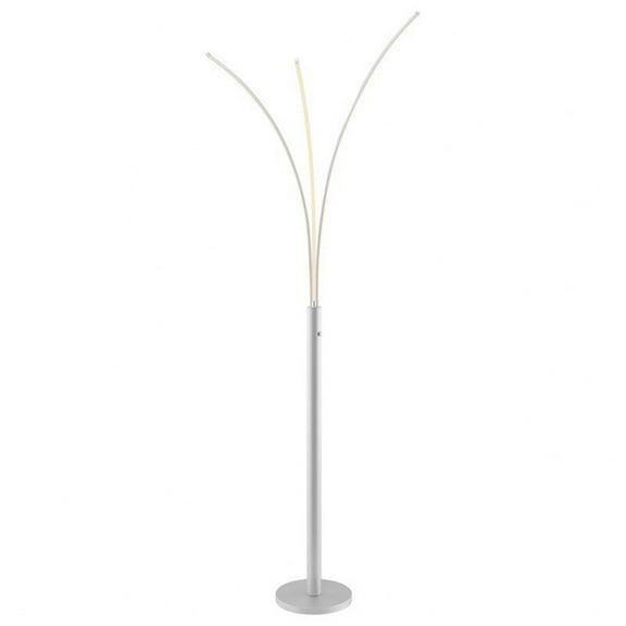 Lite Source Ls-83564 Monita 3 Light 81" Tall Led Tree Floor Lamp - Silver