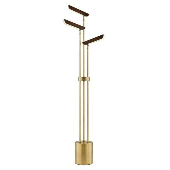 Lite Source Ls-83593 Jameson 60" Tall Led Tree Floor Lamp - Wood