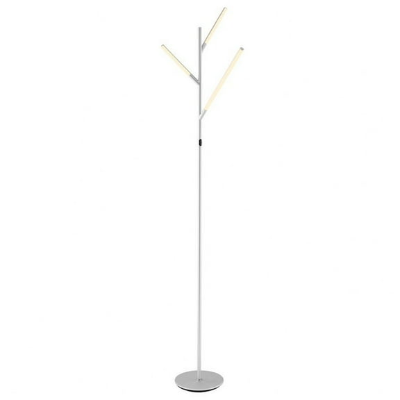 Lite Source Ls-83667 Lorant 3 Light 75" Tall Led Tree Floor Lamp - Silver