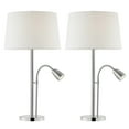 thumbnail image 1 of Lite Source - Nanette - 2 Light Table Lamp with Reading Lamp (Pack of 2)-27.5, 1 of 6