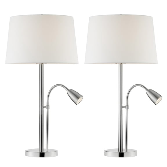 Lite Source - Nanette - 2 Light Table Lamp with Reading Lamp (Pack of 2)-27.5