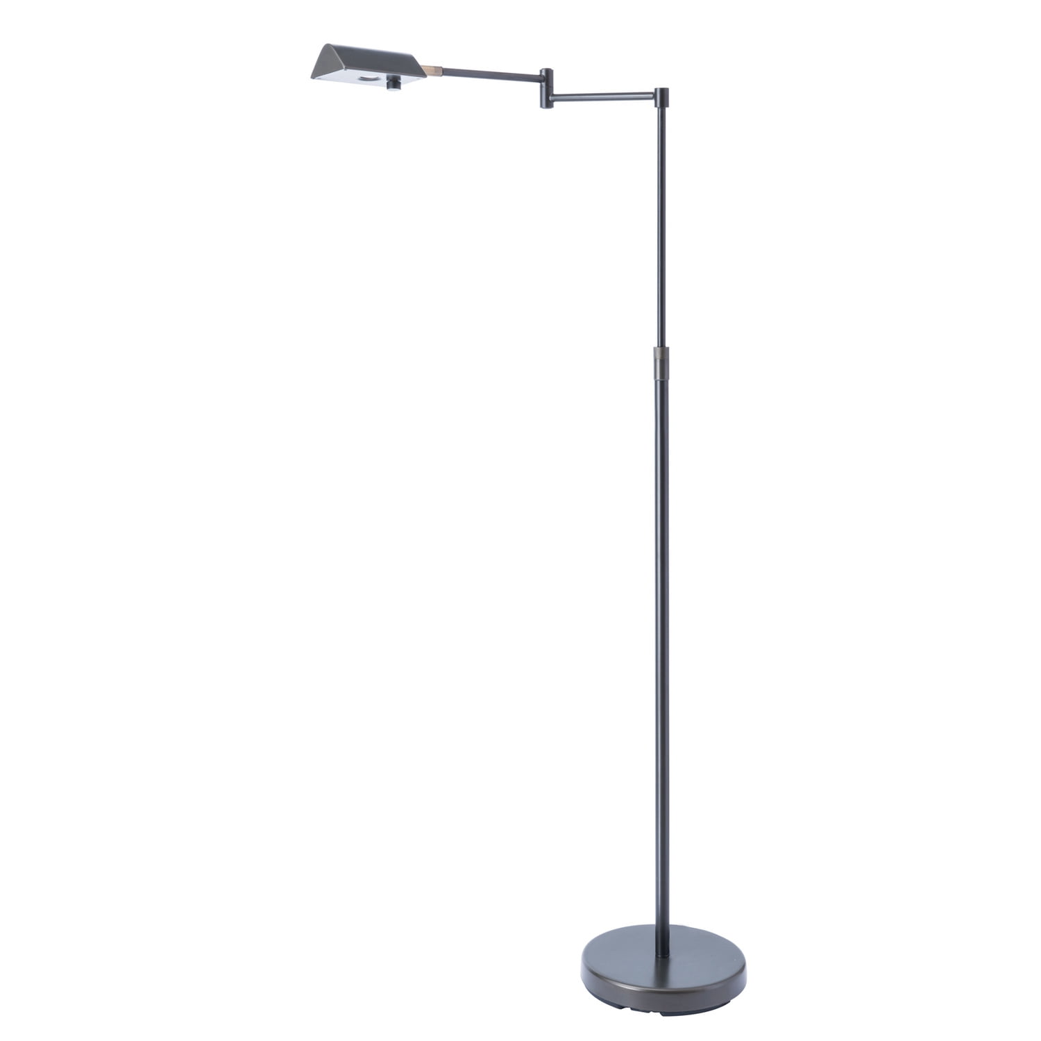 Pharma Collection Adjustable Dark Bronze LED Floor Lamp
