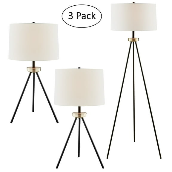 Lite Source Tullio Floor & Table Lamp Set