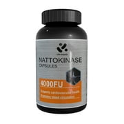 Lite Supply Nattokinase Supplement 4000 FU Per Serving, 150 Veggie Capsules Traditional Natto Extract, Strength Enzyme & Supports Heart Health & Circulatory & Normal Blood Flow on-GMO, Gluten Free