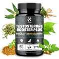 thumbnail image 1 of Lite Supply Testosterone Booster for Men 8X Strength with Shilajit, Ashwagandha, Tongkat Ali, Tribulus,Pycnogenol - Natural Stamina, Endurance and Strength Booster + Muscle Builder Workout Supplement, 1 of 6