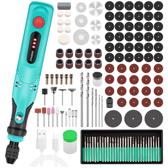 LiteBee Engraving Pen 20W USB Multi-Functional Electric Cordless Engraver Tool 139 Bits for DIY Jewelry Glass Metal