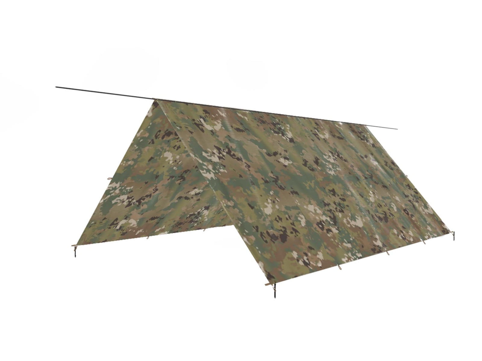 LiteFighter Commando Field Tarp Tents, OCP Camouflage, 120in x 120in 
