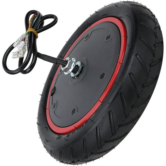 LiteFive 10 inch Electric Scooter Motor Wheel for LF3 LF5,LF6,R9, Aluminum Alloy and Rubber Hub Motor