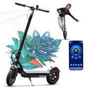 LiteFive LF6 Electric Scooter with 500W Motor, 10  Tires, 22mph & 23Miles Range, Folding Commuting E-Scooter for Adults with APP Control