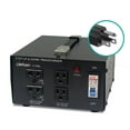thumbnail image 1 of LiteFuze 2000w Step-Up/step-Down Transformer for Japanese and US appliances with 2 Outputs Sockets - Premium Copper Coil, Noise Reduction, and Circuit Breaker Protection (JP-200), 1 of 11