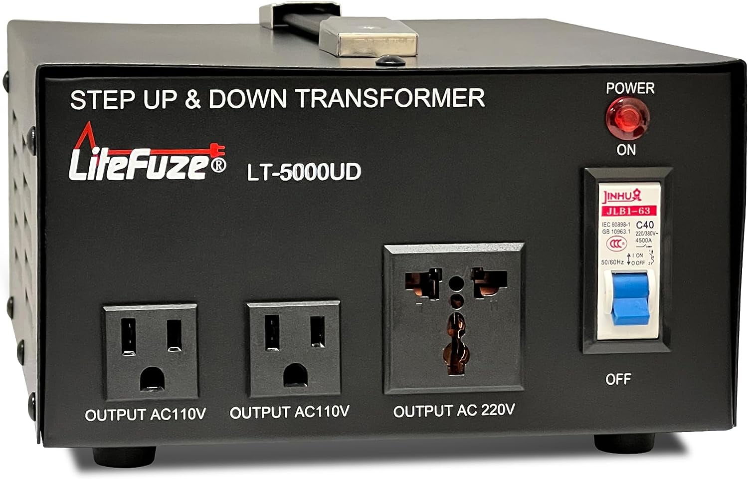 LiteFuze LT 5000UD Watt Voltage Converter Transformer Step up/Down (product  weight 29 lbs)