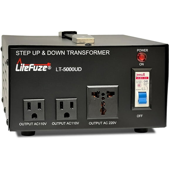 LiteFuze LT 5000UD Watt Voltage Converter Transformer Step up/Down (product weight 29 lbs)