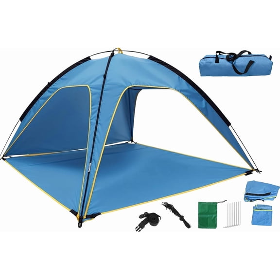LiteHaven  10x10 Pop Up Canopy, Outdoor Portable Canopy Tent for Events Patio Deck Garden, Easy Setup, Instant Sun Shelter, Shade Tent with Carry Bag