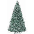 LiteHaven Artificial Frosted Christmas Tree, 6ft Premium Unlit ...