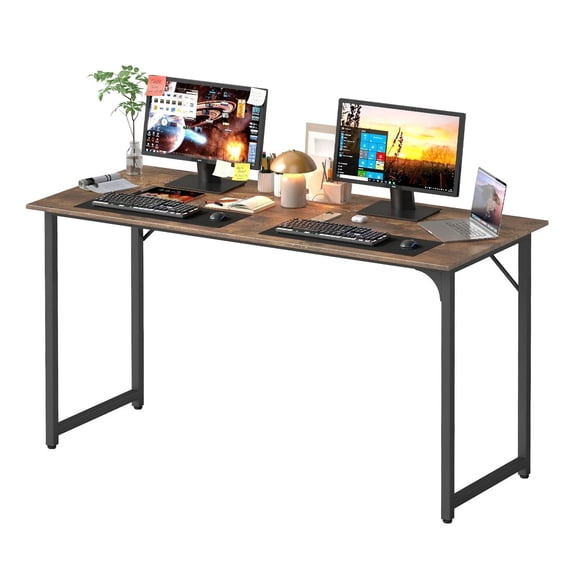 LiteHaven Computer Desk,Home Office Desk, Modern Simple Style for Home Office Study Writing Vintage