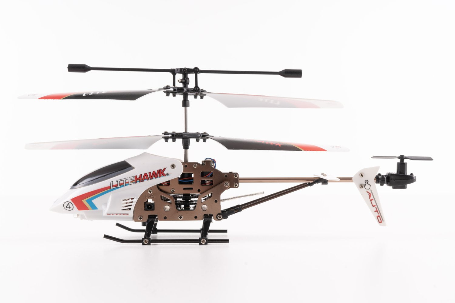 LiteHawk 4 RC Auto Hover RemoteControlled Helicopter, 2.4Ghz Digital