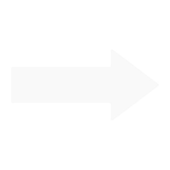 LiteMark 12" Durable Heavy Duty Safety Floor Marking Arrows Heavy Foot Traffic - White - Pack of 6