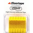 thumbnail image 1 of LiteMark 2 Inch Neon Yellow High Intensity Light Focusing Long Distance Reflective Tape 36 Inch Roll, 1 of 1