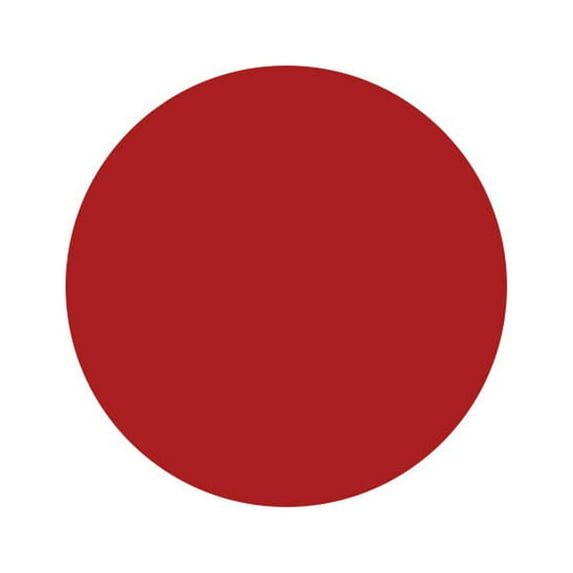 LiteMark 5.5 Inch Red Vinyl Dot Decals Durable for floors with heavy foot traffic - Pack of 8