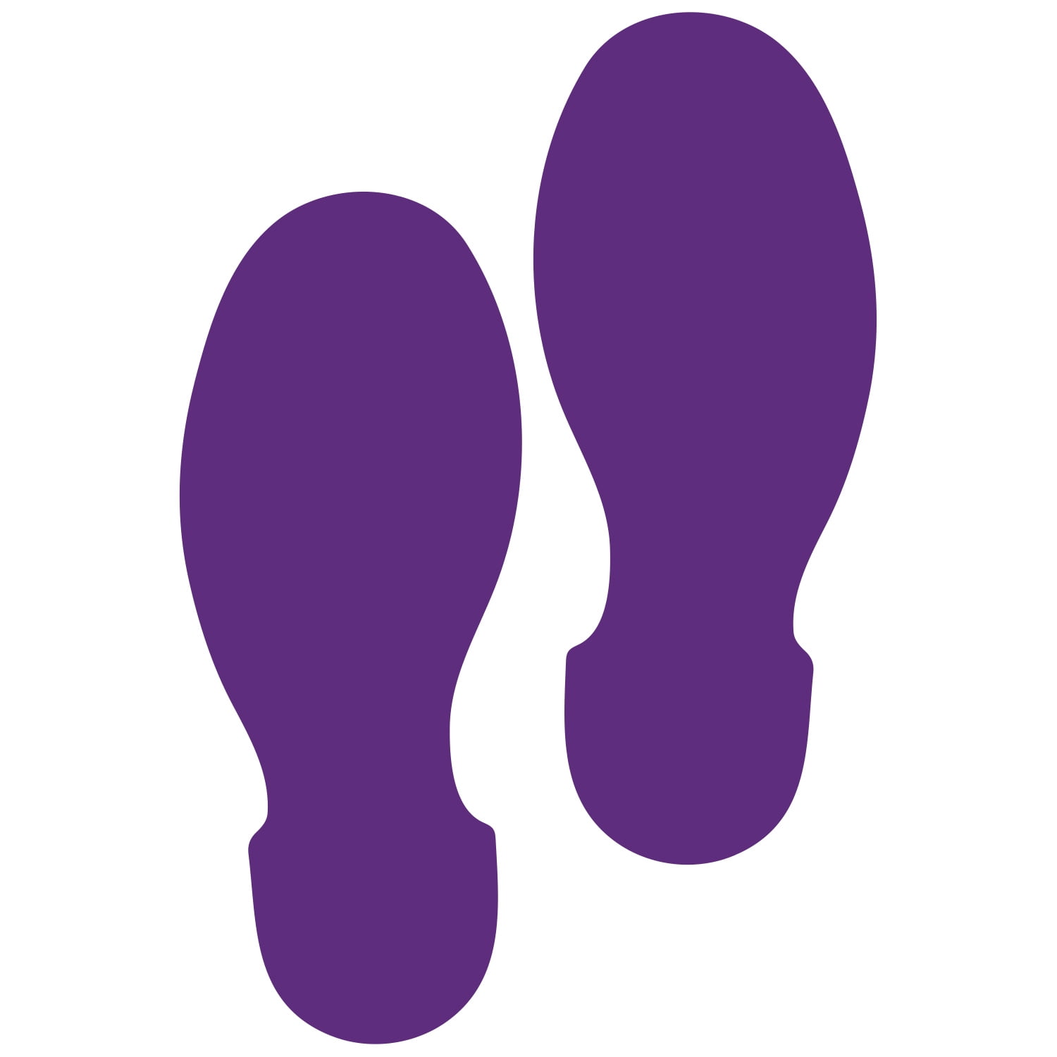 LiteMark 9 Inch Purple Heavy Duty Directional Floor Marking Foot Shoe ...