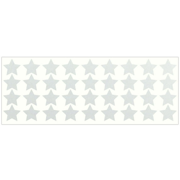 LiteMark Adhesive Decals 11.00 x 4.00 x 0.13 in, White, 36 Pieces