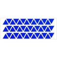 thumbnail image 1 of LiteMark Reflective Stickers Decals for Helmets, Bicycles, Strollers, Wheelchairs - 1 Inch Triangles - Blue, 1 of 2
