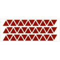 thumbnail image 1 of LiteMark Reflective Stickers Decals for Helmets, Bicycles, Strollers, Wheelchairs - 1 Inch Triangles - Red, 1 of 2