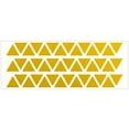 thumbnail image 1 of LiteMark Reflective Stickers Decals for Helmets, Bicycles, Strollers, Wheelchairs - 1 Inch Triangles - Yellow, 1 of 2