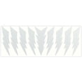 thumbnail image 1 of LiteMark Reflective Stickers Decals for Helmets, Bicycles, Strollers, Wheelchairs - 4 Inch Lightning Bolts - White, 1 of 2