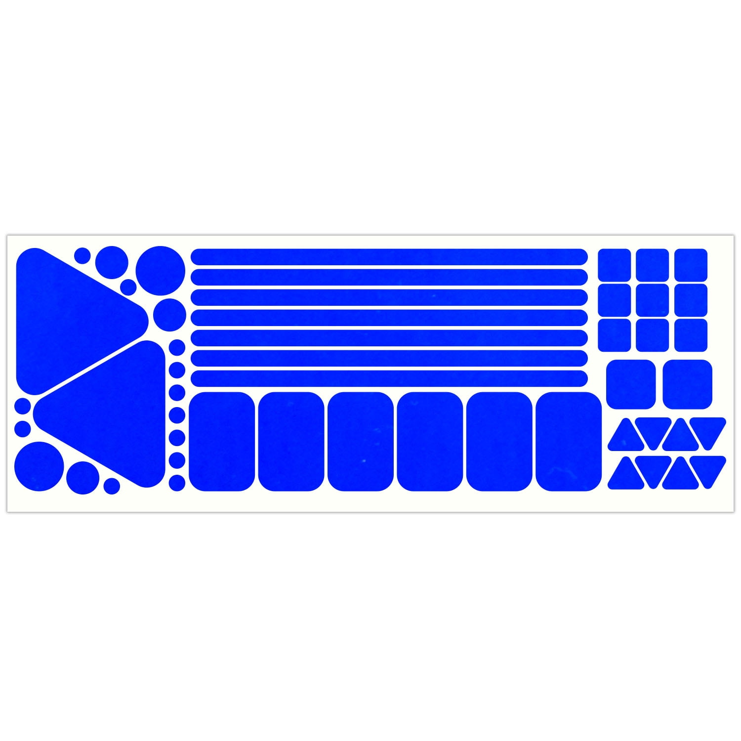 LiteMark Reflective Stickers Decals for Helmets, Bicycles, Strollers ...