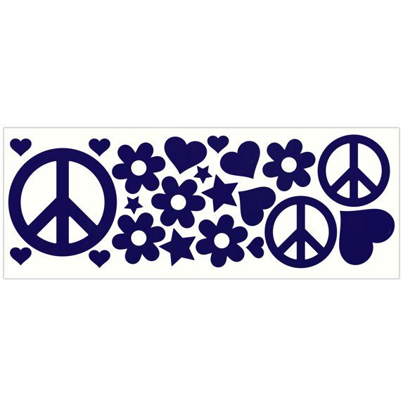 LiteMark Reflective Stickers - Hippy Pack - Purple