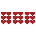 thumbnail image 1 of LiteMark Solid Color Removable Vinyl Heart Decals/Stickers, 1 of 1
