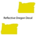 thumbnail image 1 of LiteMark Yellow Reflective Oregon Decals, 1 of 4