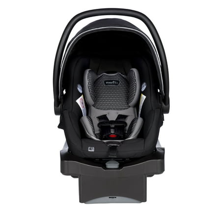 LiteMax DLX Infant Car Seat with FreeFlow Fabric and SafeZone Load Leg Base (Olympus Black)