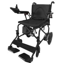 MALISA Lightweight Collapsible Electric Wheelchair for Seniors, Travel ...