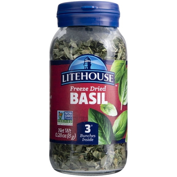 Litehouse Basil Freeze Dried Herbs 0.28 oz. Jar