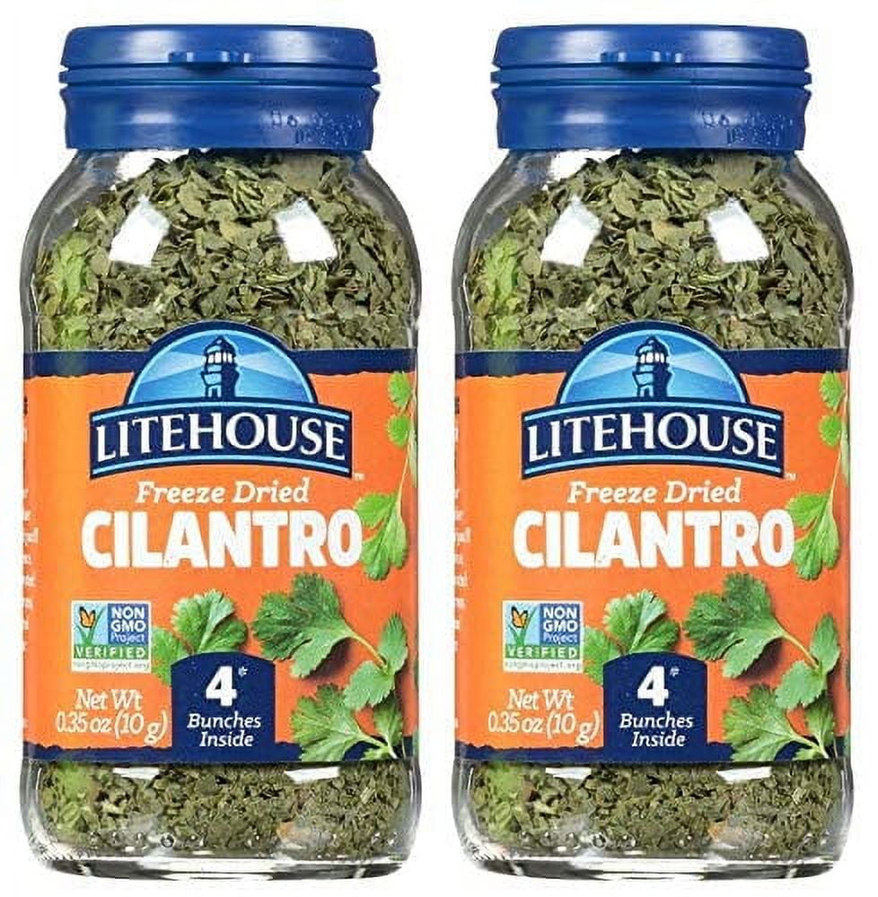 Litehouse Freeze Dried Cilantro AIF4 Substitute for Fresh Jar Equal to 4 Cilantro Fresh