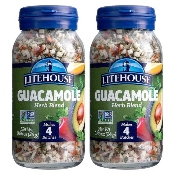Litehouse, Freeze Dried Guacamole Herb Blend, 0.85 Ounce, 2-Pack ...