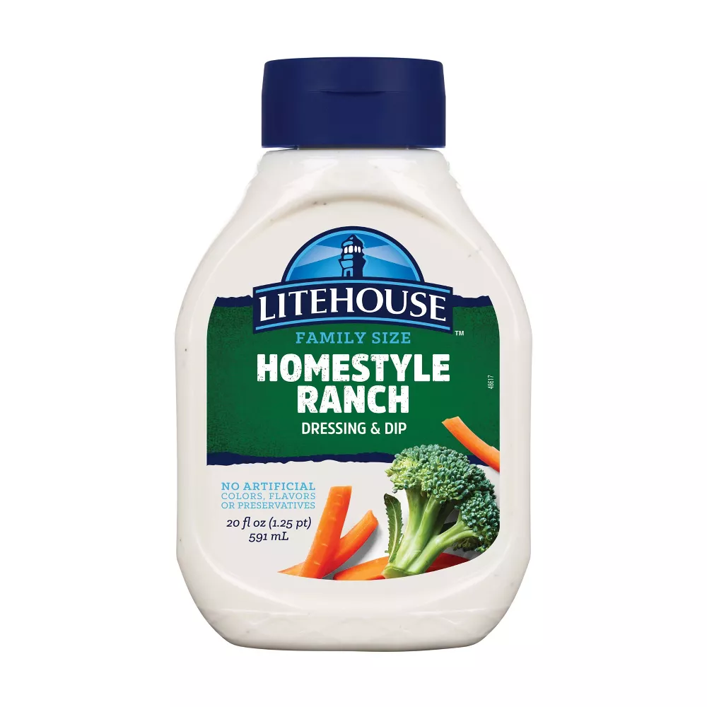 Litehouse Homestyle Ranch Dressing - 20 fl oz - Walmart.com