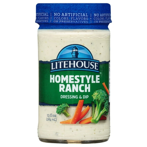 Litehouse Homestyle Ranch Dressing (Sold Cold) - 13 fl oz (Packaging May Vary)