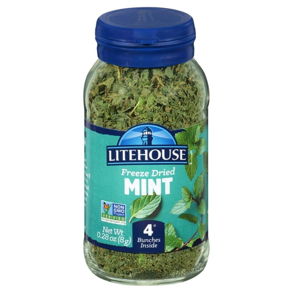 Litehouse Mint Freeze Dried Herbs 0.28 oz. Jar
