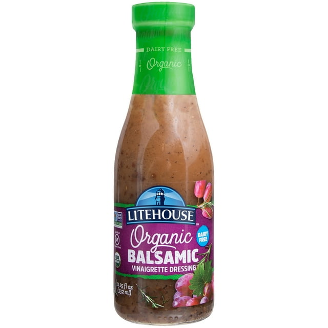 Litehouse Organic Balsamic Vinaigrette Refrigerated Salad Dressing 11.